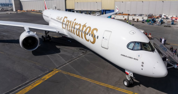 Emirates Officially Launches Its First A350 Aircraft